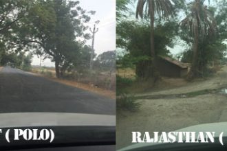 Roads in Gujarat and Rajasthan